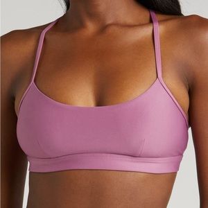 ALO Yoga Airlift Intrigue Bra in soft mulberry. Sold out color. Alo light purple